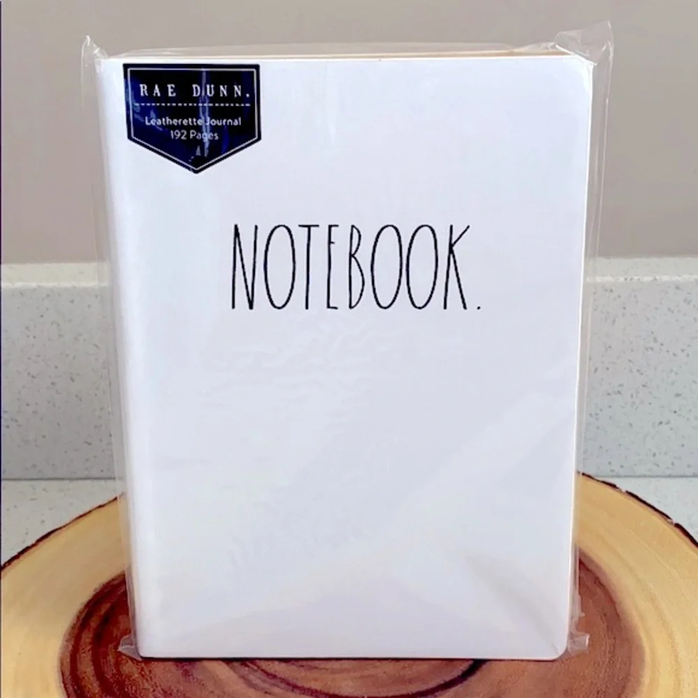 📝RAE DUNN LEATHERETTE NOTEBOOK MORDEN FARMHOUSE JOURNAL